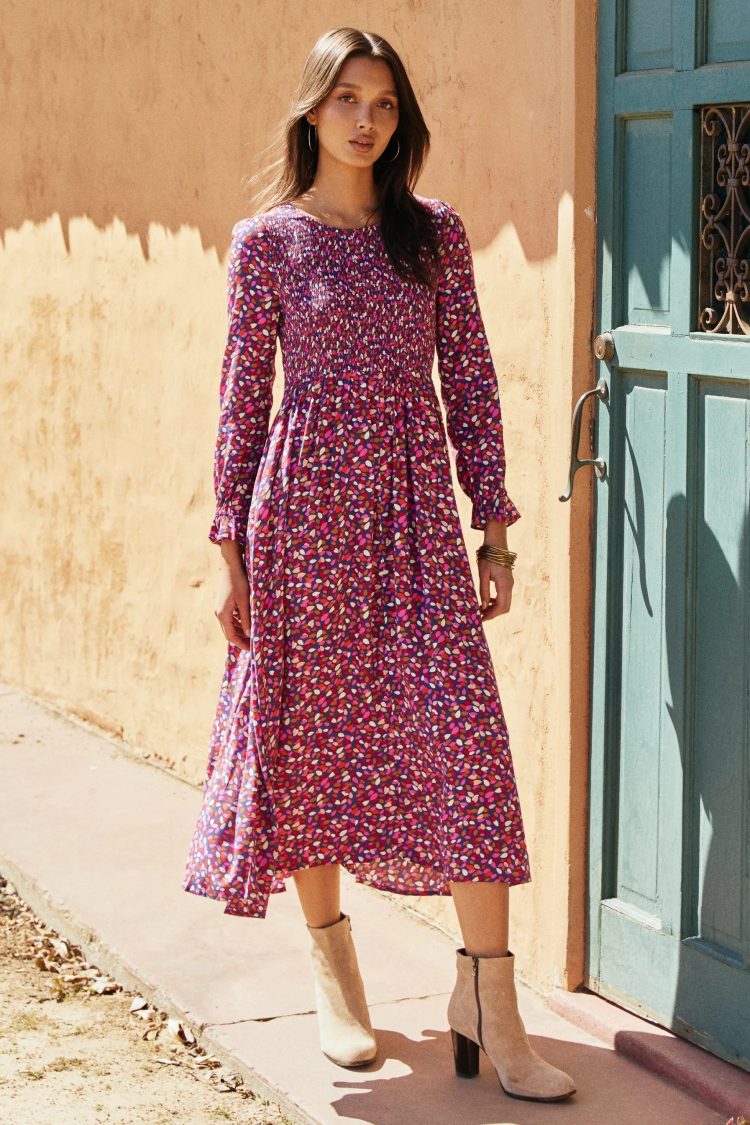 w22axb52x-mister-zimi-w22a-dahlia-dress-in-river-birch-1.jpg W22A Dahlia Dress In River Birch Dresses