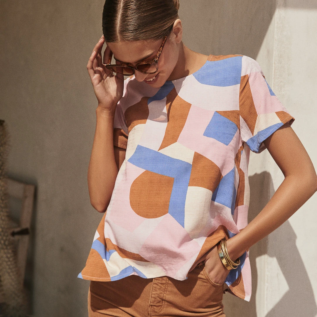 W22A Daisy Top In Jacaranda Tops 9 W22A Daisy Top In Jacaranda Tops