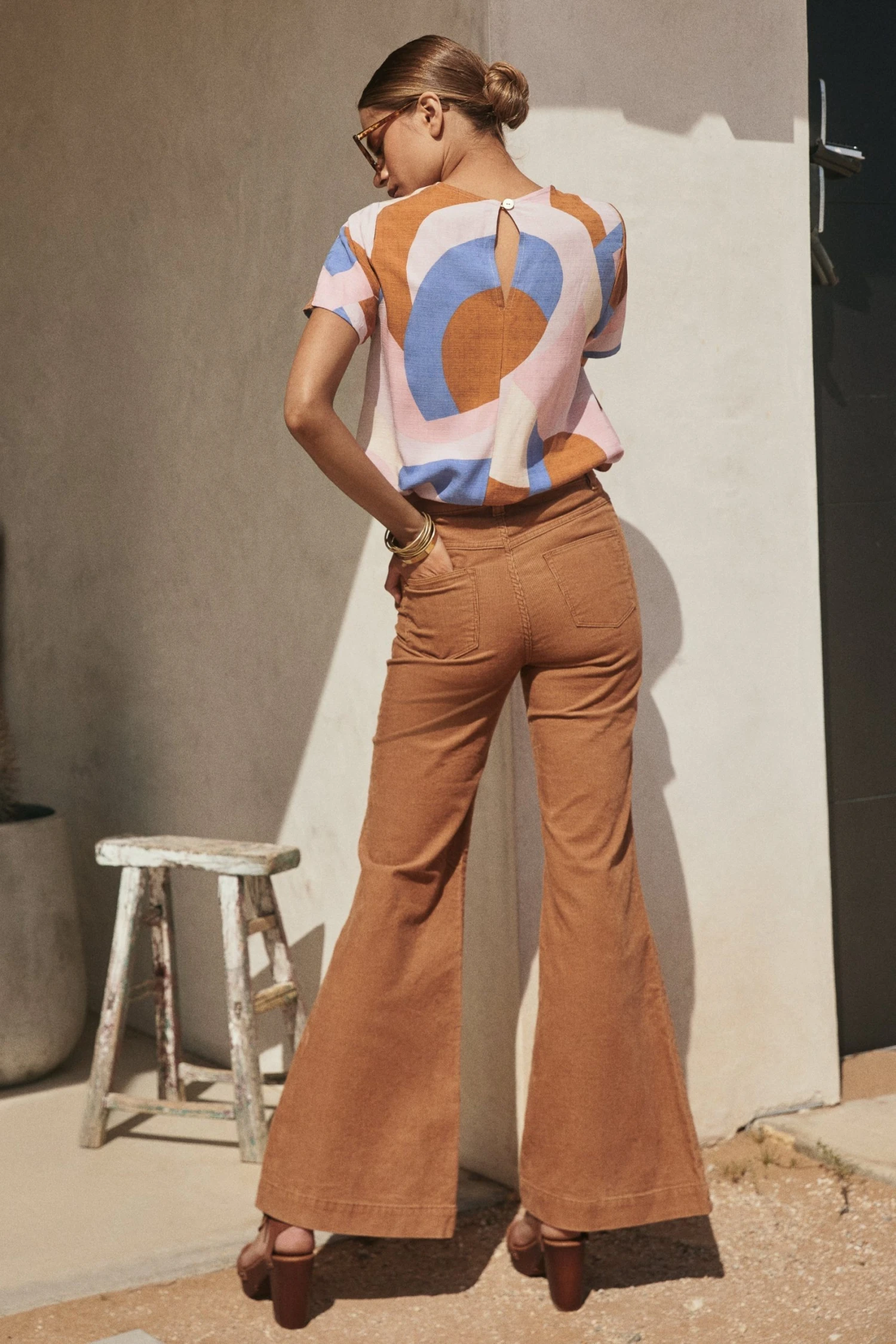 w22axb52x-mister-zimi-w22a-drew-flares-in-mustard-corduroy-2.jpg W22A Denim Drew Flares In Mustard Corduroy