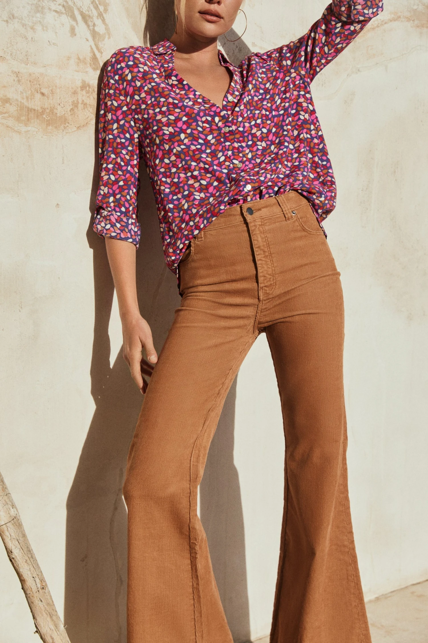 w22axb52x-mister-zimi-w22a-drew-flares-in-mustard-corduroy-3.jpg W22A Denim Drew Flares In Mustard Corduroy