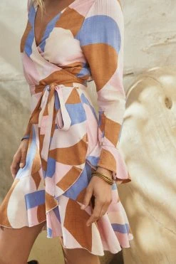 W22A Elke Dress In Jacaranda Dresses