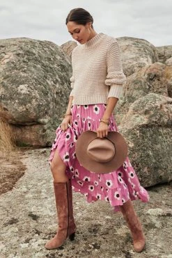 W22A Skirts Elyse Skirt In Zinnia