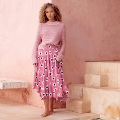 W22A Skirts Elyse Skirt In Zinnia 10 W22A Skirts Elyse Skirt In Zinnia