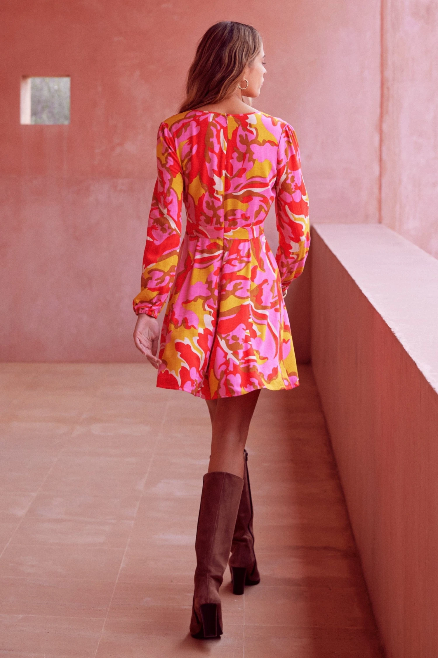 w22axb52x-mister-zimi-w22a-giselle-mini-dress-in-saffron-4.jpg W22A Giselle Mini Dress In Saffron