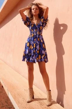 W22A Keira Mini Dress In Lavender Dresses