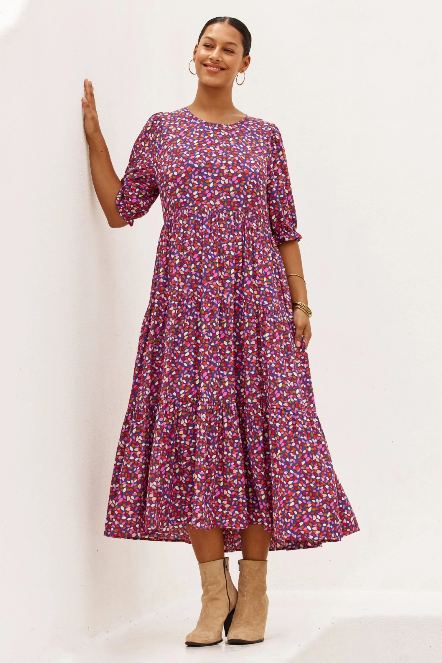 W22A Lottie Dress In River Birch Dresses 4 W22A Lottie Dress In River Birch Dresses