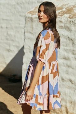 W22A Lottie Mini Dress In Jacaranda