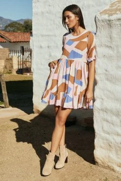 W22A Lottie Mini Dress In Jacaranda