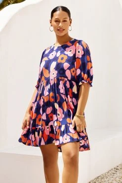 W22A Lottie Mini Dress In Juniper