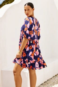 W22A Lottie Mini Dress In Juniper