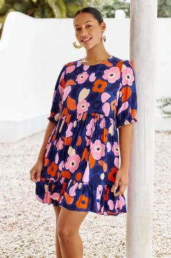 W22A Lottie Mini Dress In Juniper