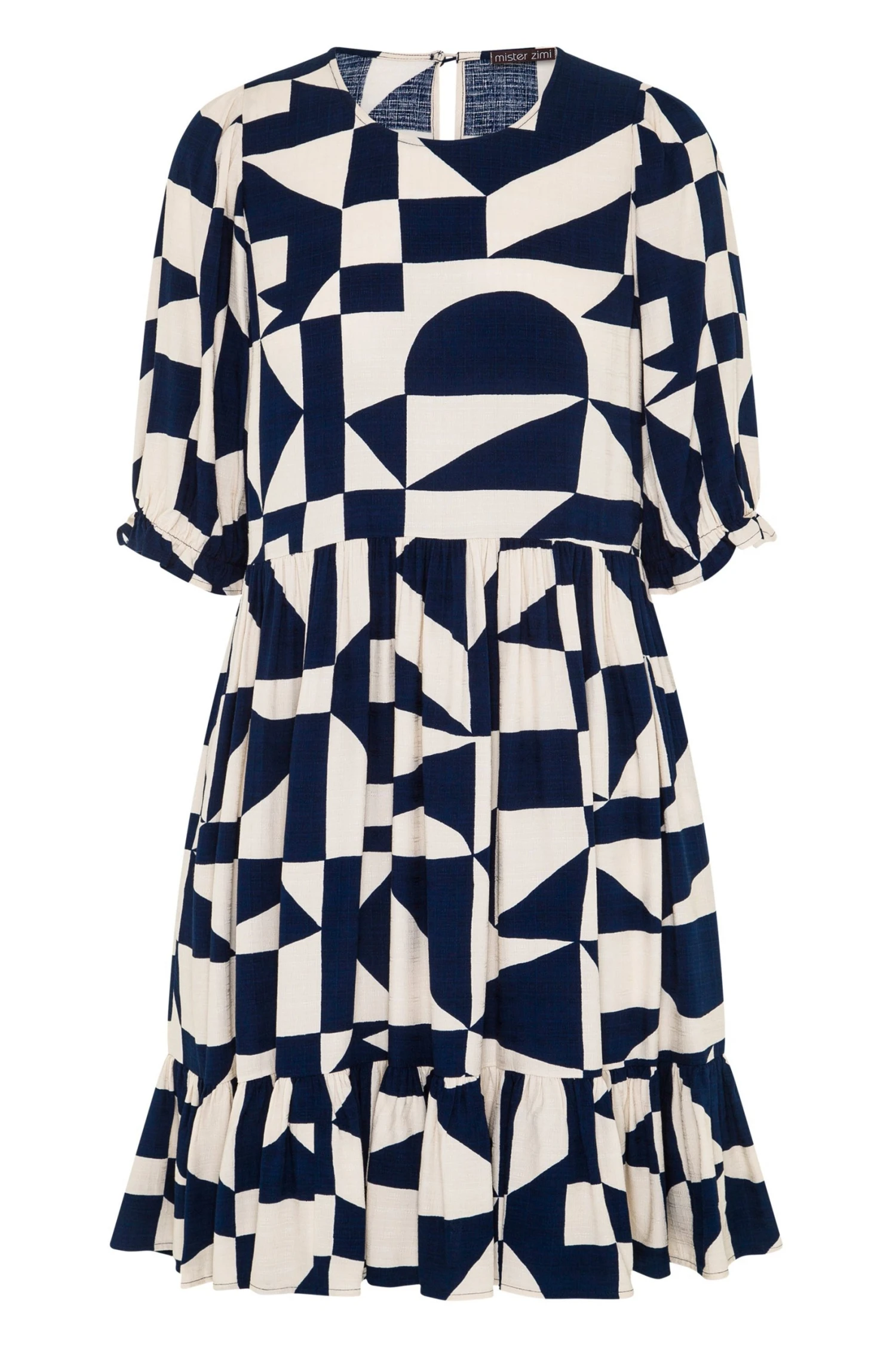 w22axb52x-mister-zimi-w22a-lottie-mini-dress-in-pepper-ghost-1.jpg W22A Dresses Lottie Mini Dress In Pepper