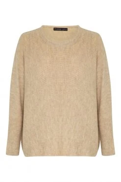 W22C Milla Jumper In Oatmeal Tops