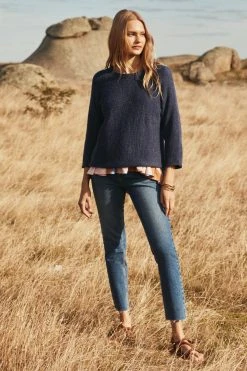 W22C Milla Jumper In Teal Tops 5 W22C Milla Jumper In Teal Tops