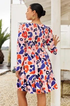 W22A Neve Dress In Geranium Dresses 6 W22A Neve Dress In Geranium Dresses