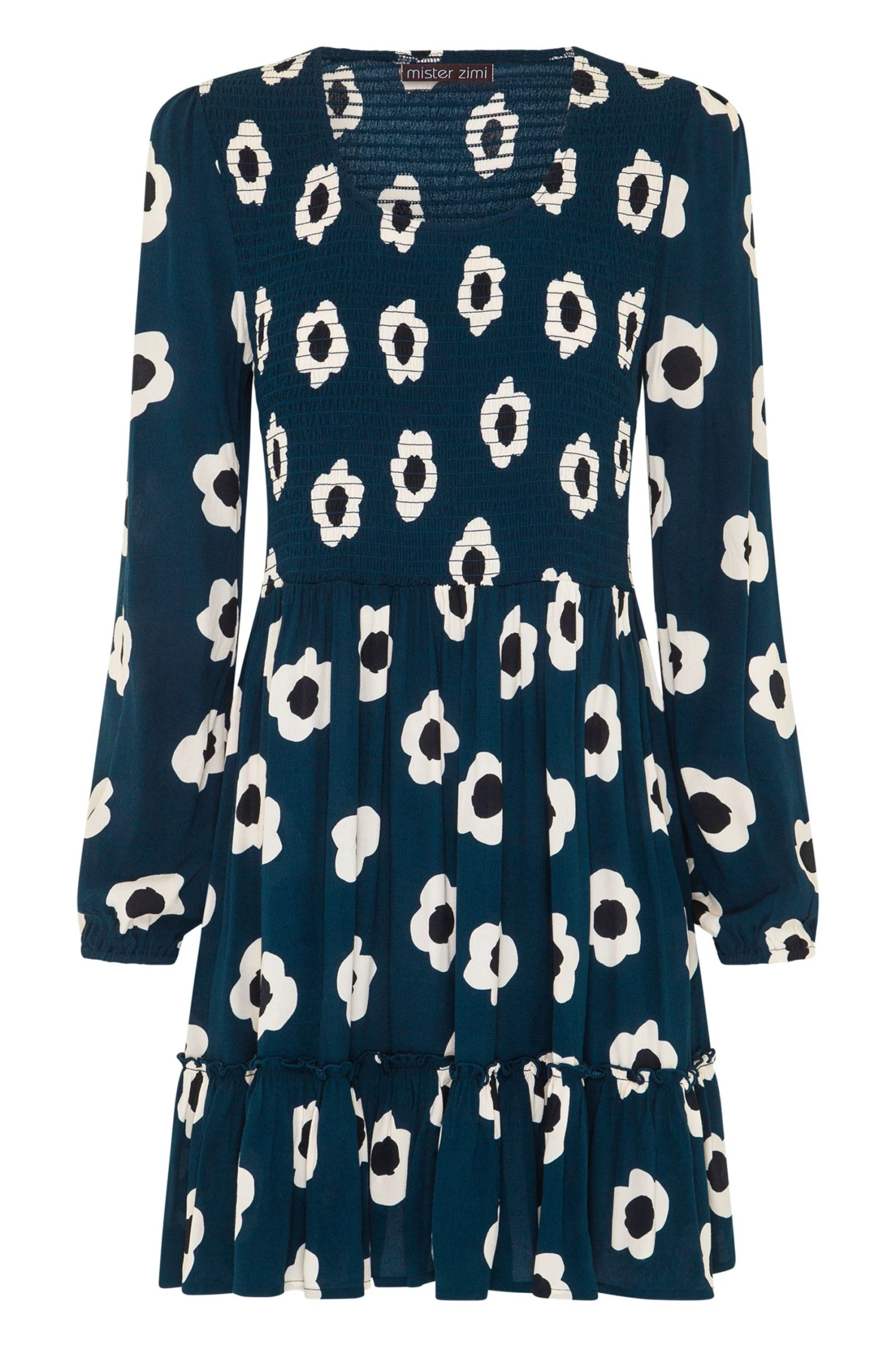 w22axb52x-mister-zimi-w22a-neve-dress-in-ladybell-ghost-1.jpg W22A Dresses Neve Dress In Ladybell