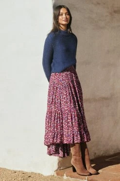 W22A Noa Jumper In Teal Tops