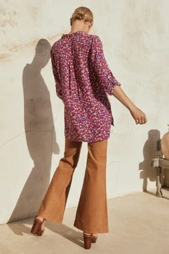 W22A Tops Phoebe Shirt In River Birch 20 W22A Tops Phoebe Shirt In River Birch