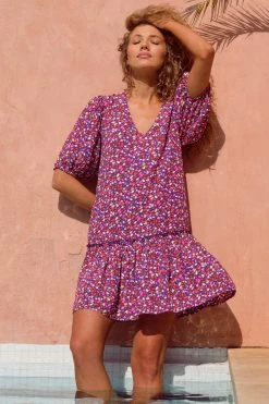 W22A Rosa Dress In River Birch Dresses