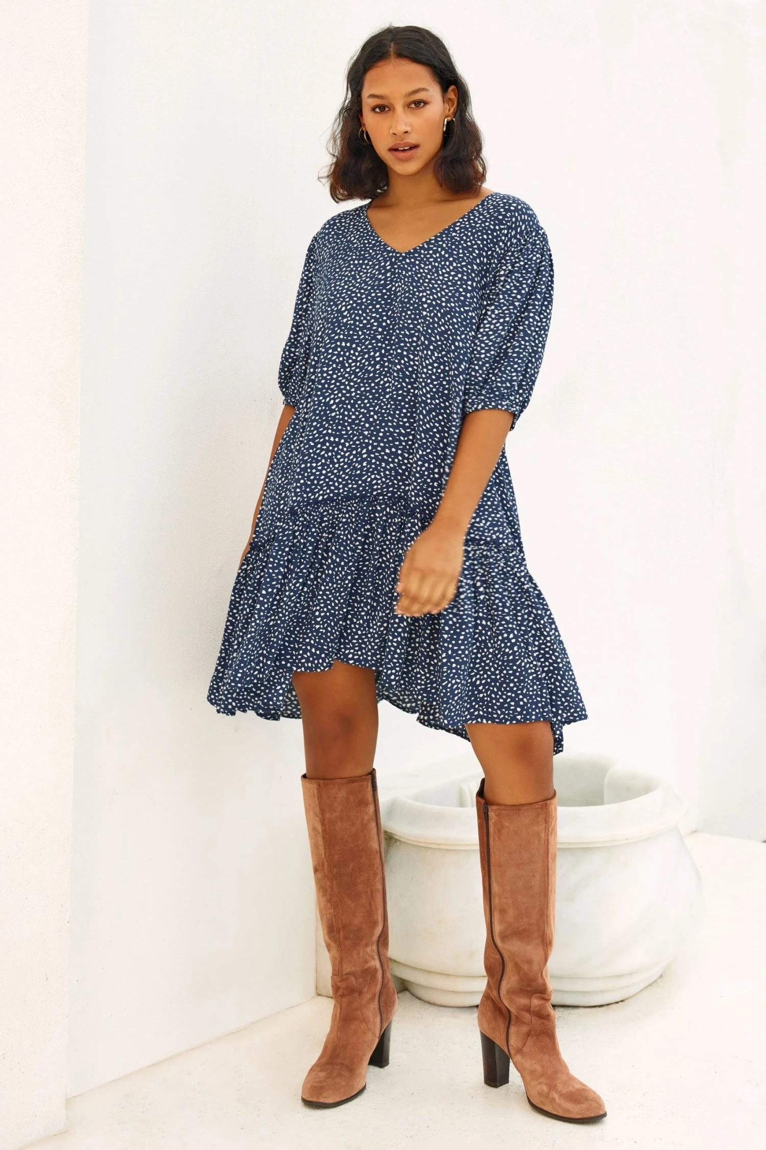 w22axb52x-mister-zimi-w22a-rosa-dress-in-stardust-2.jpg W22A Rosa Dress In Stardust Dresses