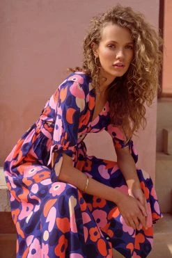 W22A Saskia Dress In Juniper Dresses