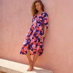 W22A Saskia Dress In Juniper Dresses