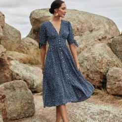W22A Saskia Dress In Stardust