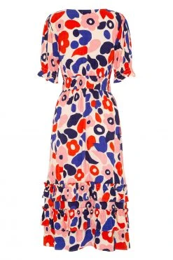 W22A Vivienne Dress In Geranium 7 W22A Vivienne Dress In Geranium