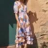 W22A Vivienne Dress In Jacaranda