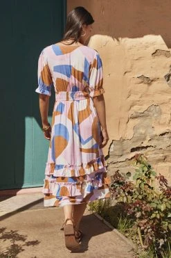 W22A Vivienne Dress In Jacaranda