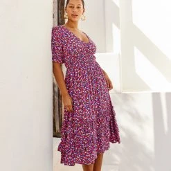 W22A Vivienne Dress In River Birch Dresses 11 W22A Vivienne Dress In River Birch Dresses