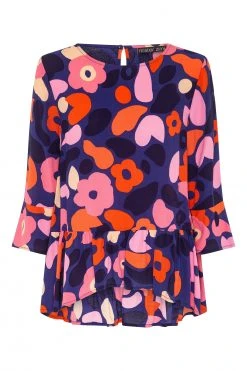 W22A Winter Celeste Top In Juniper Tops