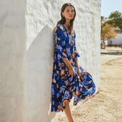 W22A Winter Olivia Midi Dress In Lavender