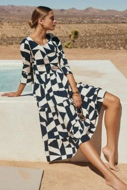 W22A Dresses Winter Olivia Midi Dress In Pepper