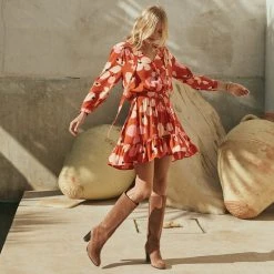 W22D New Alice Dress In Fire Bloom 9 W22D New Alice Dress In Fire Bloom