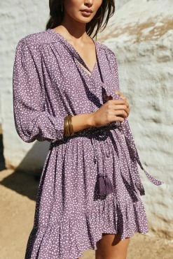 W22D New Alice Dress In Grape Vine