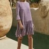 W22D Arabella Dress In Grape Vine