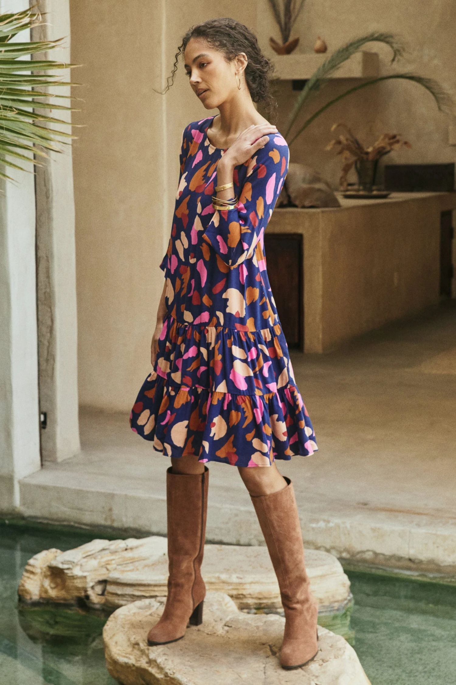 w22dxe3v2x-mister-zimi-w22d-arabella-dress-in-mojave-2.jpg W22D New Arabella Dress In Mojave