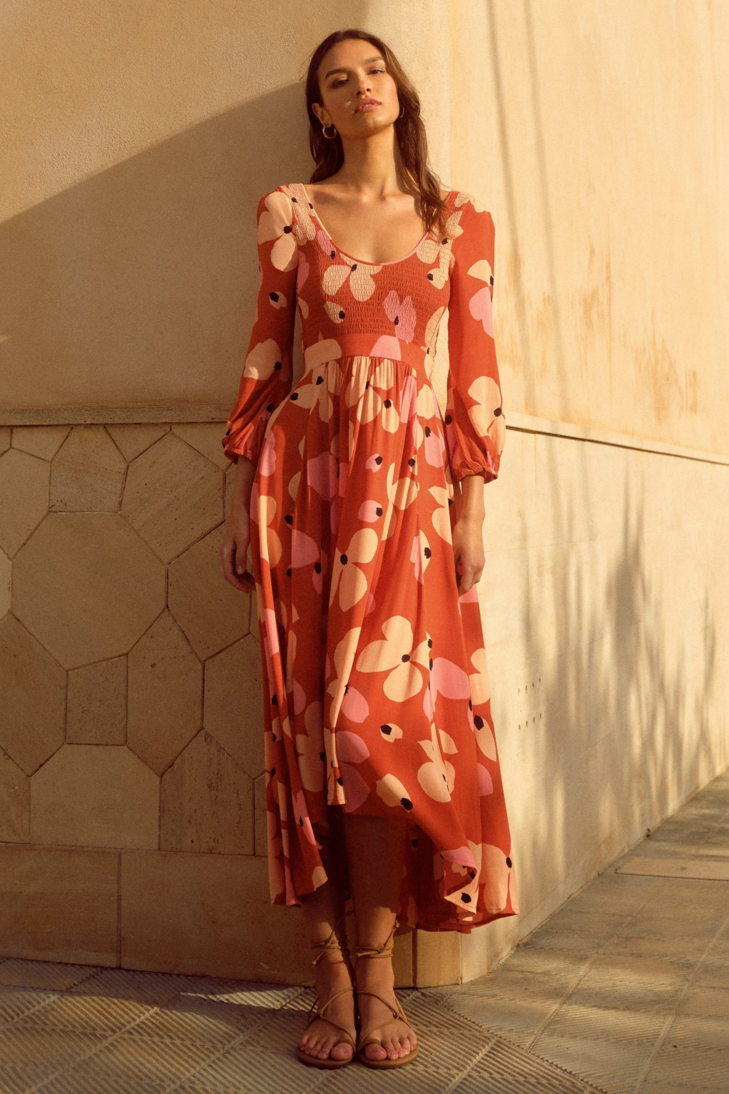 w22dxe3v2x-mister-zimi-w22d-carly-dress-in-fire-bloom-2.jpg W22D Carly Dress In Fire Bloom New