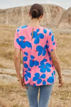 W22D Daisy Top In Sapphire Rose New 4 W22D Daisy Top In Sapphire Rose New