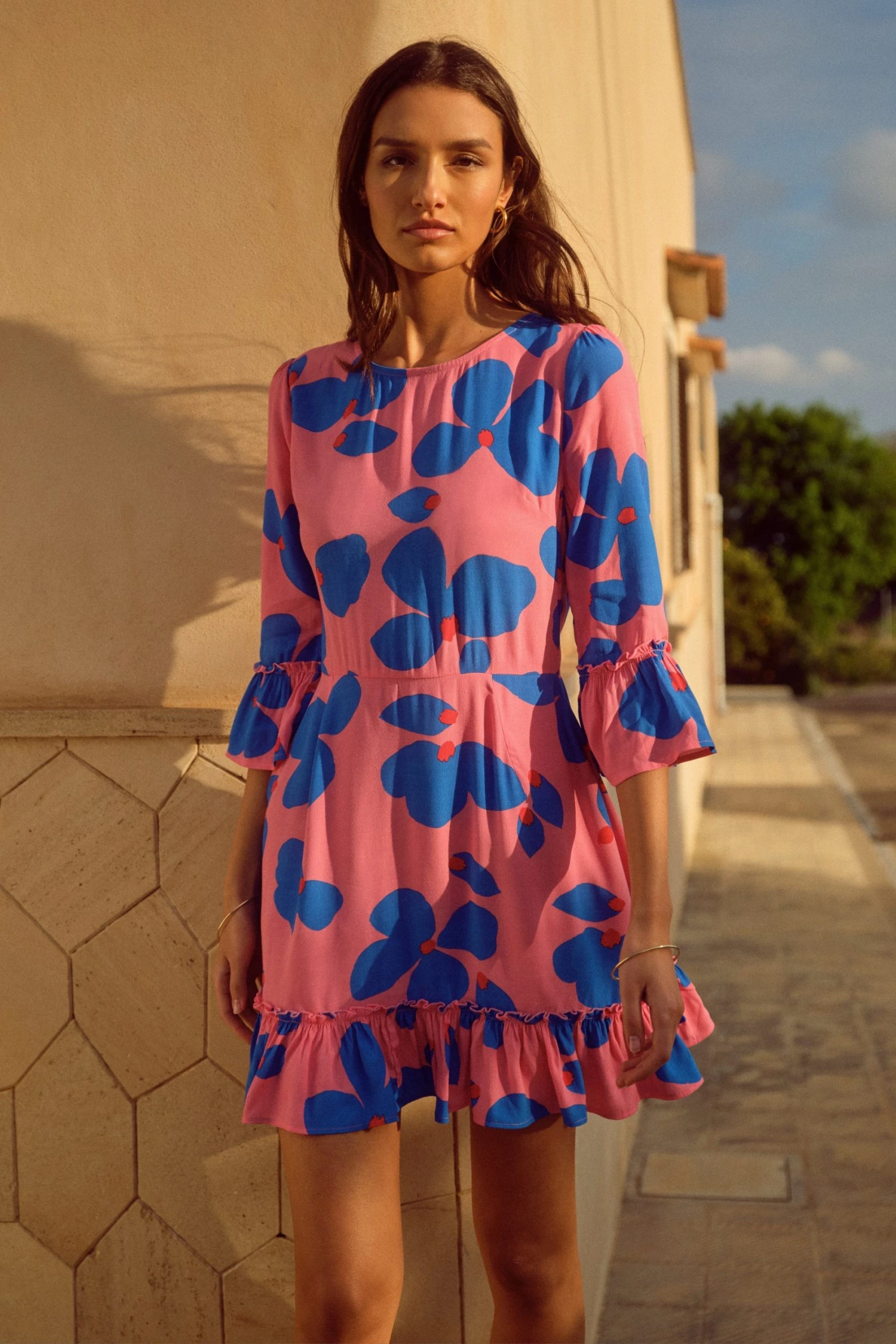 w22dxe3v2x-mister-zimi-w22d-ellie-dress-in-sapphire-rose-5.jpg W22D Ellie Dress In Sapphire Rose