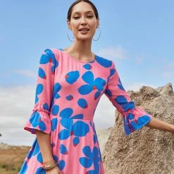 W22D Ellie Dress In Sapphire Rose 9 W22D Ellie Dress In Sapphire Rose