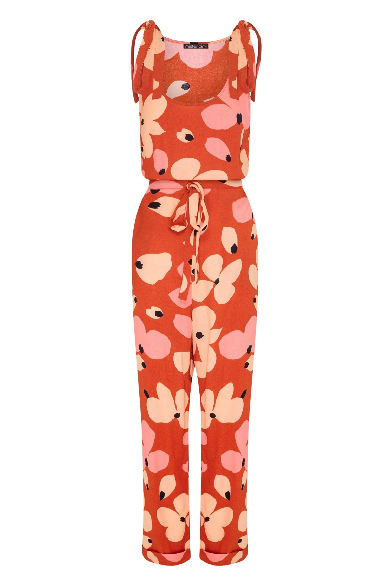 w22dxe3v2x-mister-zimi-w22d-lila-jumpsuit-in-fire-bloom-ghost-1.jpg W22D Lila Jumpsuit In Fire Bloom