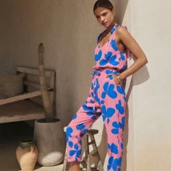 W22D Lila Jumpsuit In Sapphire Rose New