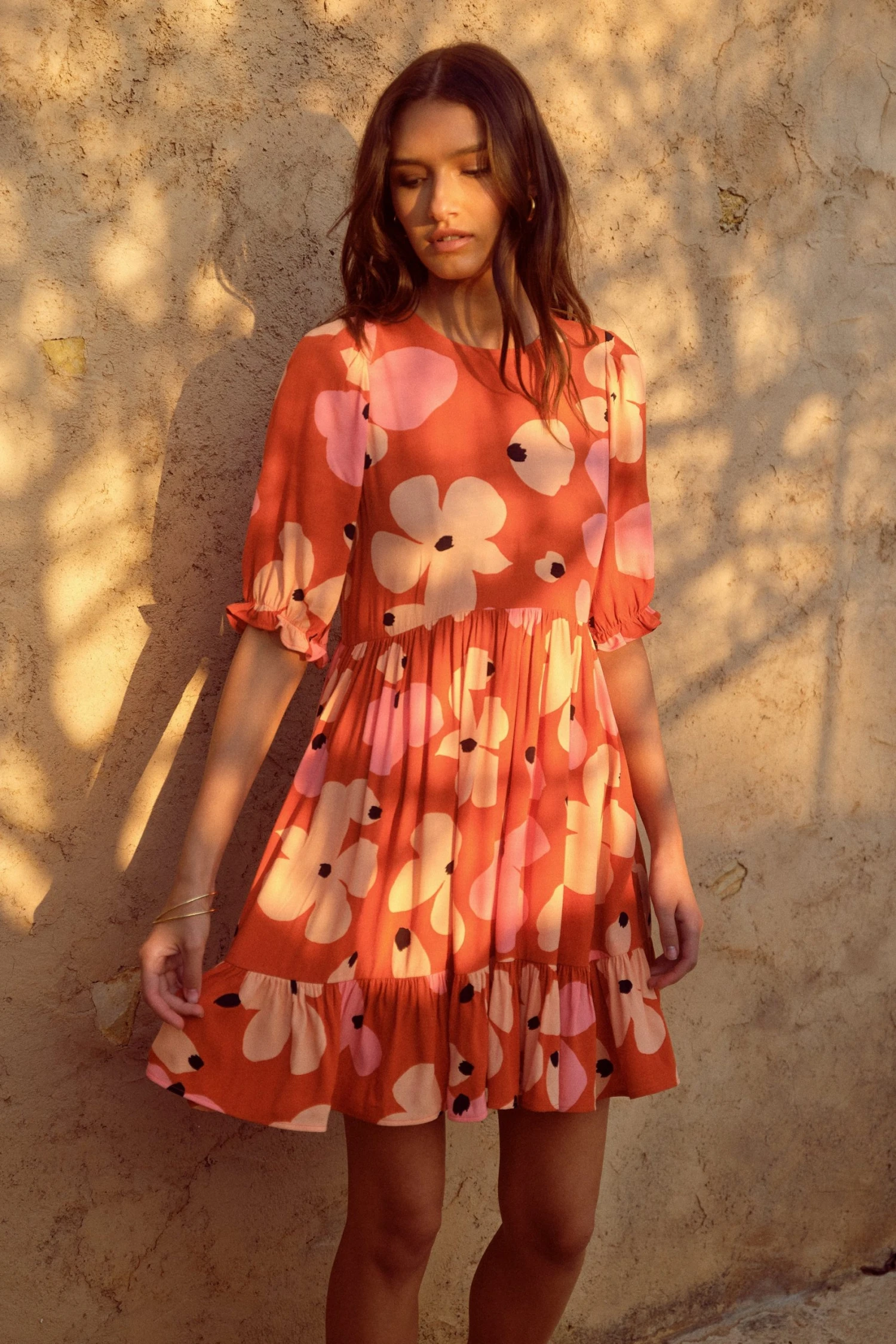 w22dxe3v2x-mister-zimi-w22d-lottie-mini-dress-in-fire-bloom-1.jpg W22D Lottie Mini Dress In Fire Bloom