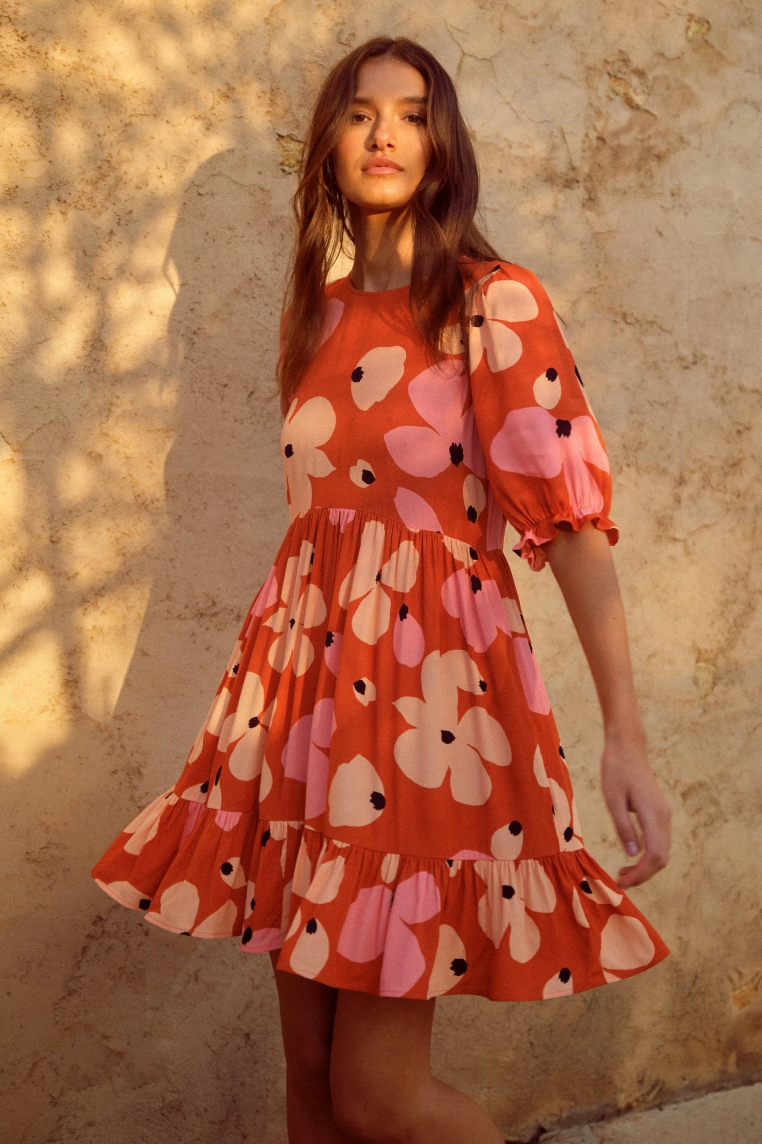 w22dxe3v2x-mister-zimi-w22d-lottie-mini-dress-in-fire-bloom-2.jpg W22D Lottie Mini Dress In Fire Bloom