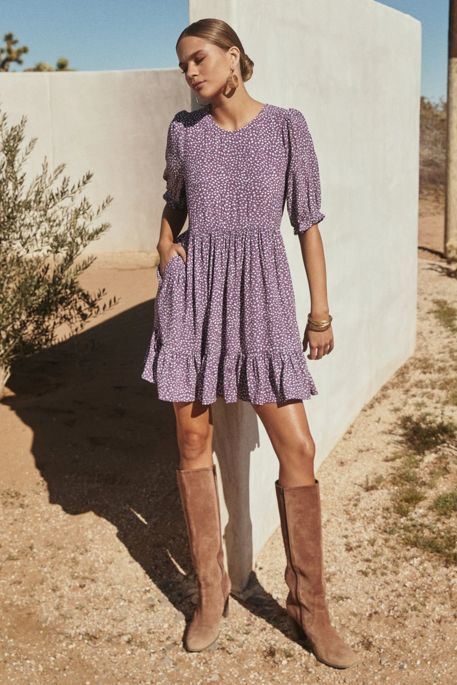 w22dxe3v2x-mister-zimi-w22d-lottie-mini-dress-in-grape-vine-1.jpg W22D Lottie Mini Dress In Grape Vine