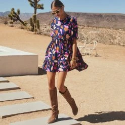 W22D New Lottie Mini Dress In Mojave