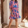W22D Lottie Mini Dress In Sapphire Rose New 2 W22D Lottie Mini Dress In Sapphire Rose New