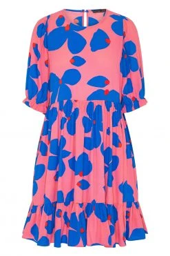 W22D Lottie Mini Dress In Sapphire Rose New